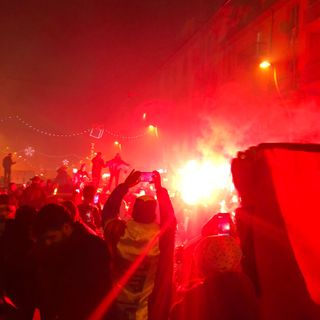 festeggiamenti per il Mondiale 2022