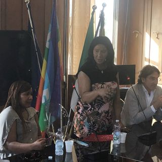 Maki e Tukwini Mandela con Tolardo