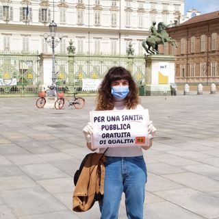 Flash mob CUB sotto la Regione: “Le istituzioni locali devono farsi carico della tenuta della nostra società”