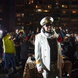 flash mob in onore di Gigi D'Agostino