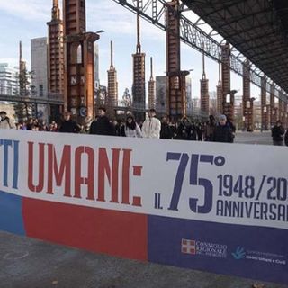 Il Piemonte celebra il 75° Anniversario della Dichiarazione Universale dei Diritti Umani con un flashmob