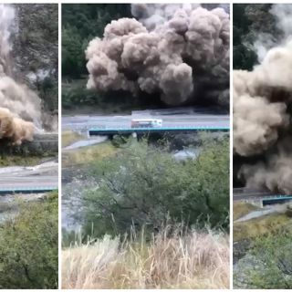 Tremenda frana a pochi chilometri da Bardonecchia, detriti sull’A43: chiuso il tunnel del Frejus
