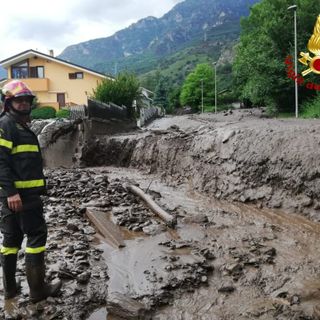 Frana di Bussoleno, sopralluogo del vicesindaco metropolitano Marocco