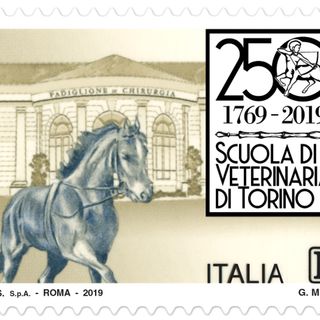 Poste Italiane, un francobollo per celebrare il 250° anniversario della Facoltà di Medicina Veterinaria