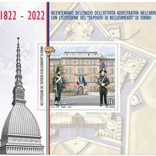 Poste Italiane celebra i carabinieri: un francobollo per il bicentenario dell’attività addestrativa nell’Arma