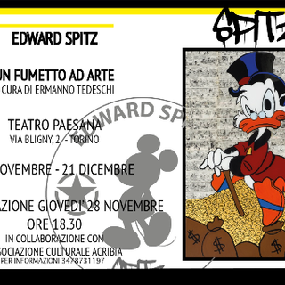 Edward Spitz, un fumetto ad arte al teatro Paesana