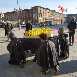 gli attivisti di Extinction Rebellion e Fridays for Future