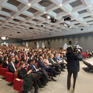 premiazione nella sala congressi Unione Industriali di Torino