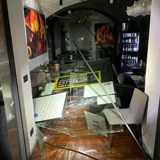 spaccata in una vetrina