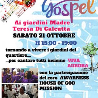 Gospel contro il degrado: concerto ai giardini Madre Teresa di Calcutta