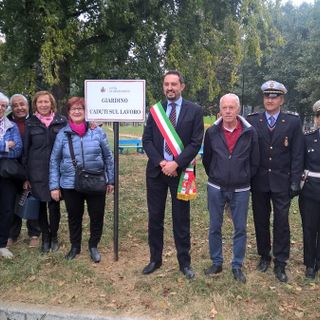 Celebrata la giornata per le vittime degli incidenti sul lavoro nel giardino di Grugliasco a loro dedicato [FOTO]