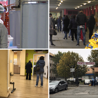 In fila al freddo, la Torino in coda per il tampone: in arrivo le casette e un hotspot “drive in” al Martini [VIDEO e FOTO]