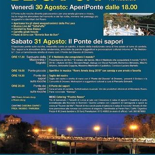 A Montaldo Roero torna la magia de “Il Ponte dei sapori”, uno dei più importanti avvenimenti enogastronomico del Roero
