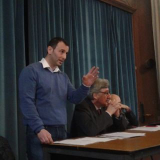 Nella foto, il vicesindaco Massimo Corcione, il segretario provinciale Fabrizio Morri e quello cittadino Gianni Pipino