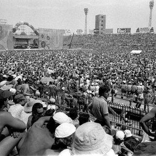 concerto dei Rolling Stones nel 1982