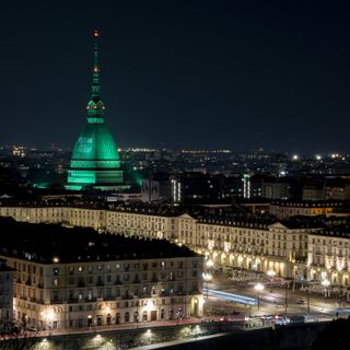 La Mole si illumina per il Festival del Verde