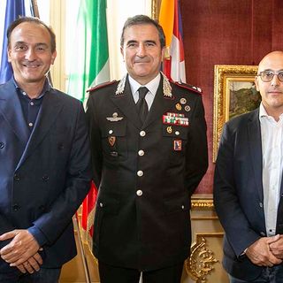 Cirio riceve il nuovo comandante della Legione Carabinieri, Antonio Di Stasio