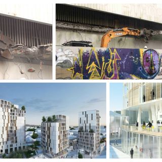 E' iniziata la demolizione della Standa di Settimo