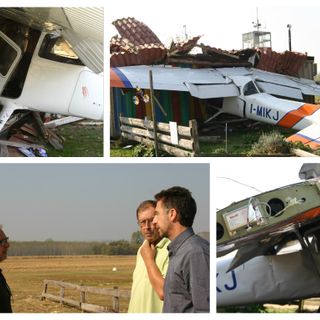 Probabilmente dimessi in serata i due piloti del Cessna schiantatosi contro la club house al campo volo di Vische