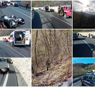 Incidente sulla 28, coinvolti due motociclisti torinesi: sono gravi [FOTO E VIDEO]