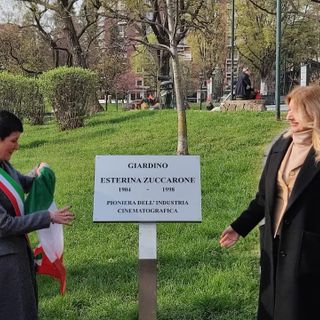 inaugurazione giardino zuccarone e alda croce