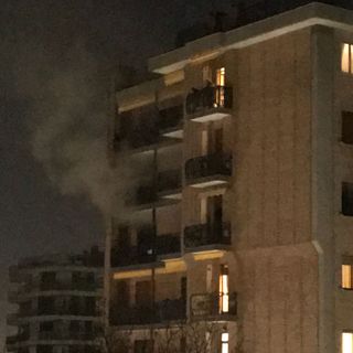 Vanchiglietta, incendio in via Asigliano Vercellese