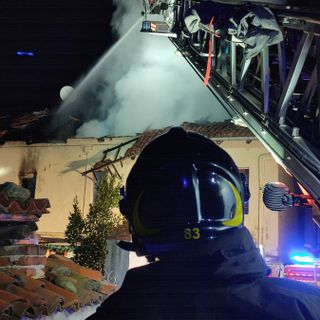 Incendio in via San Lorenzo