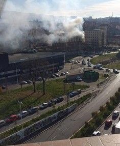 incendio piazza baldissera