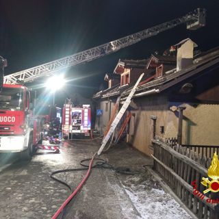 L'incendio a Pragelato