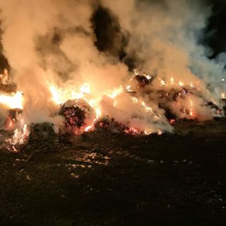 incendio a Caselette