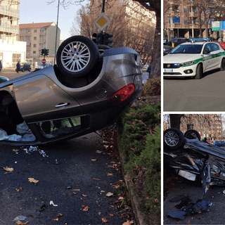 L'incidente in corso Grosseto