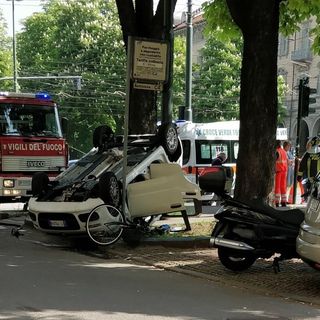 Pauroso incidente in corso Vittorio Emanuele