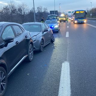 incidente con code in tangenziale