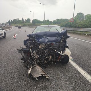 La pioggia trasforma la tangenziale di Torino in una roulette