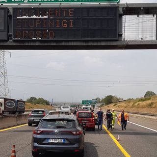 incidente tangenziale stupinigi