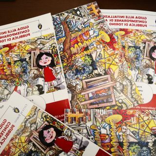 Bimbi e turisti alla scoperta delle opere d'arte contemporanea di Torino con Mila e Lillo