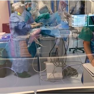 Rivoli, dall'ospedale un intervento al cuore in diretta via satellite