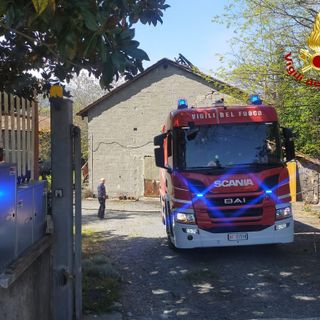 Vigili del fuoco in azione