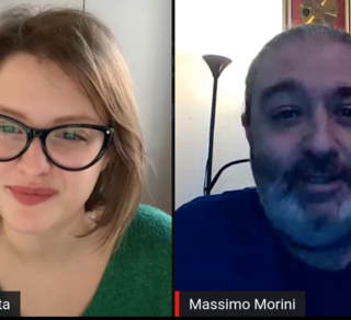 Un momento dell'intervista