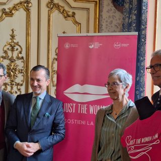 Tutto pronto per "Just the woman I am"