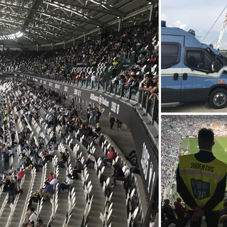 Famiglie e silenzio, cronaca di una partita in curva all’Allianz Stadium. Senza gli ultrà