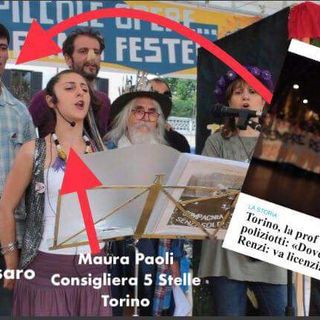 Urlò agli agenti &quot;dovete morire&quot;, insegnante immortalata accanto a una consigliera 5 Stelle. E il Pd attacca i grillini