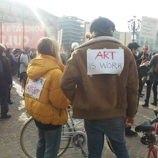 I lavoratori dello spettacolo tornano in piazza a Torino: &quot;Vogliamo risposte concrete&quot;