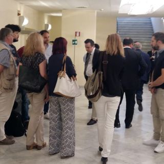 Salone del Libro, i 12 lavoratori in distacco si presentano in Consiglio regionale (VIDEO)