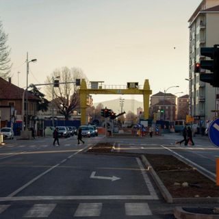 cantiere della metropolitana in corso Francia