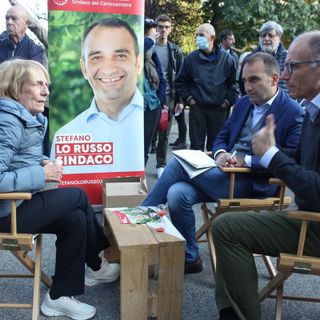 Letta a Torino per Lo Russo: &quot;Sono fiducioso, Stefano è il sindaco del futuro&quot; (FOTO e VIDEO)