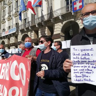 lavoratori ex embraco in presidio - foto di repertorio