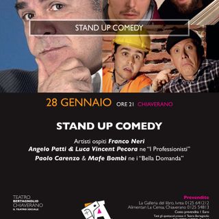 Stand up comedy: una serata tutta da ridere al Teatro Bertagnolio di Chiaverano, Ivrea