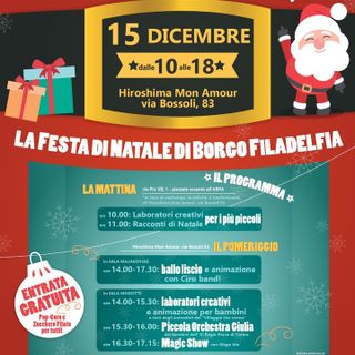 Un festa di Natale speciale per il quartiere Borgo Filadelfia