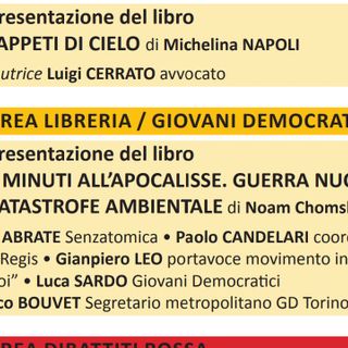 Alla festa dell'Unità di Torino il dibattito &quot;2 minuti all'Apocalisse, guerra nucleare e catastrofe ambientale&quot;